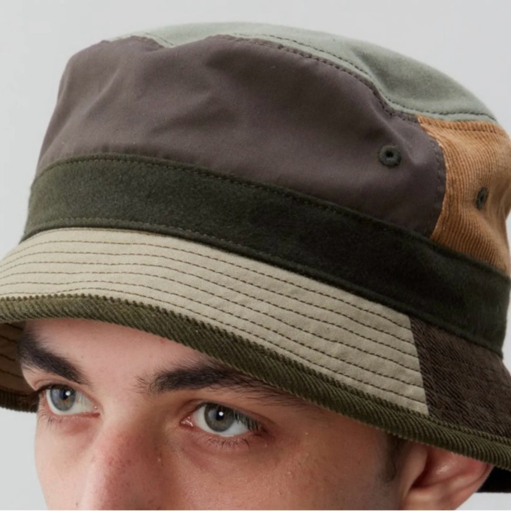 Multicolor Patchwork Bucket Hat